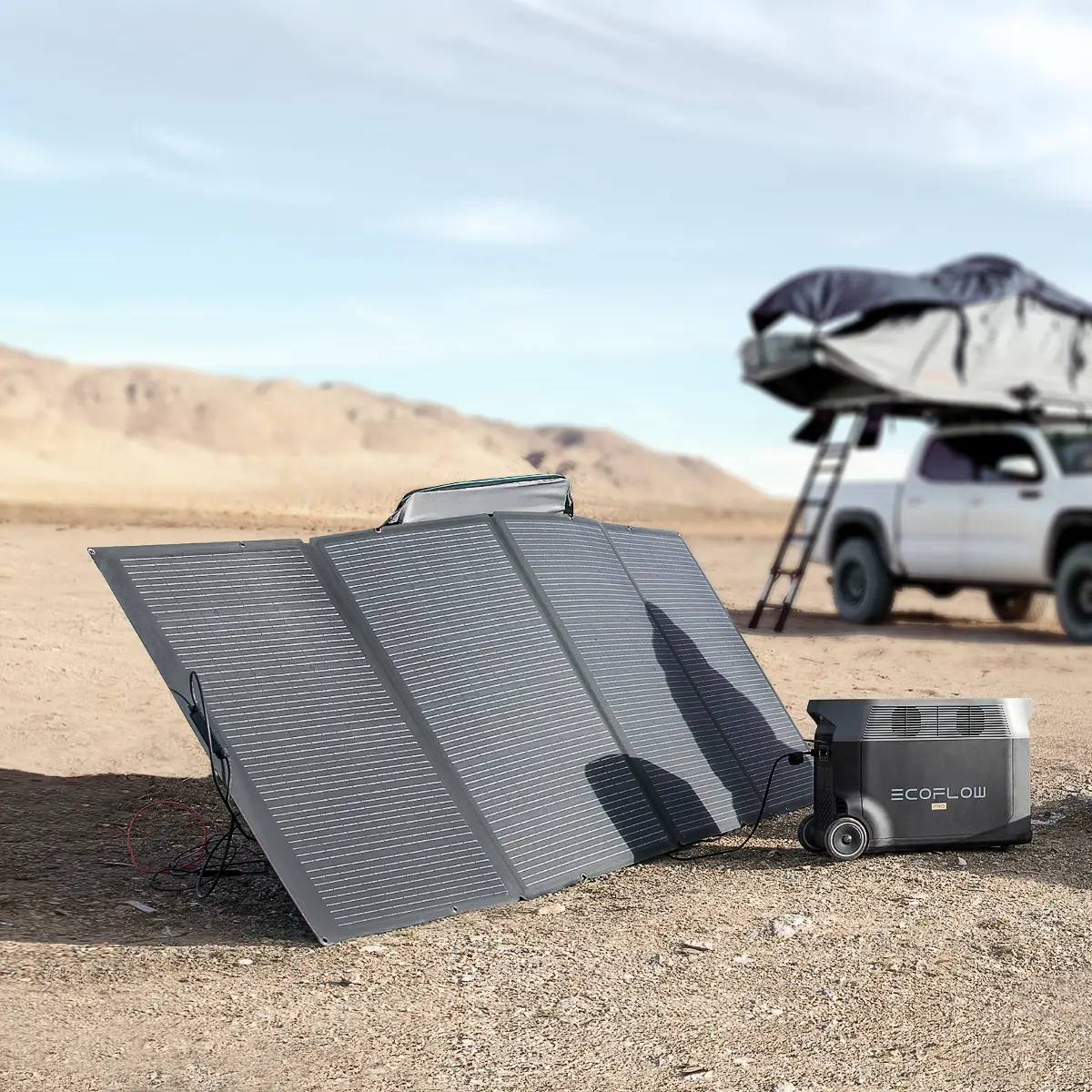 Mobiles Solarpanel 400 W