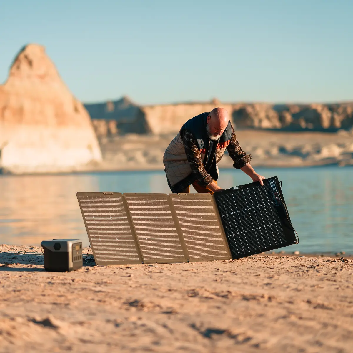 Mobiles bifaziales Solarpanel NextGen 220 W