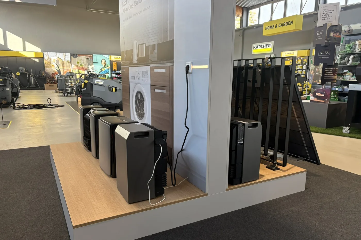 EcoFlow-STREAM-Speicher in der Ausstellung der Albert Pfäffle GmbH in Heilbronn