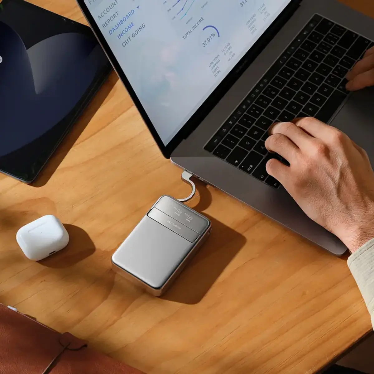 Powerbank Rapid 10000 silber
