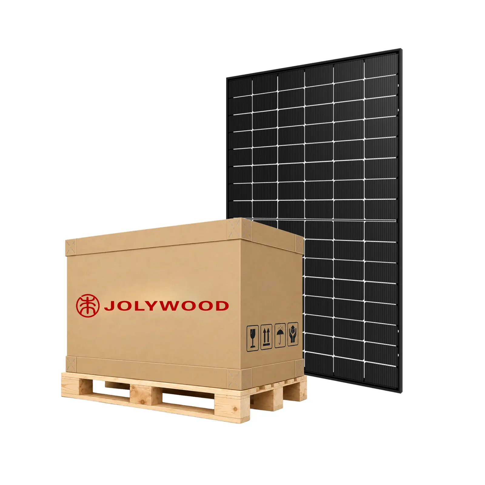 Solarpanel JW-HD108N-R2-500 Full Black Glas-Glas Palette - 37 Stück
