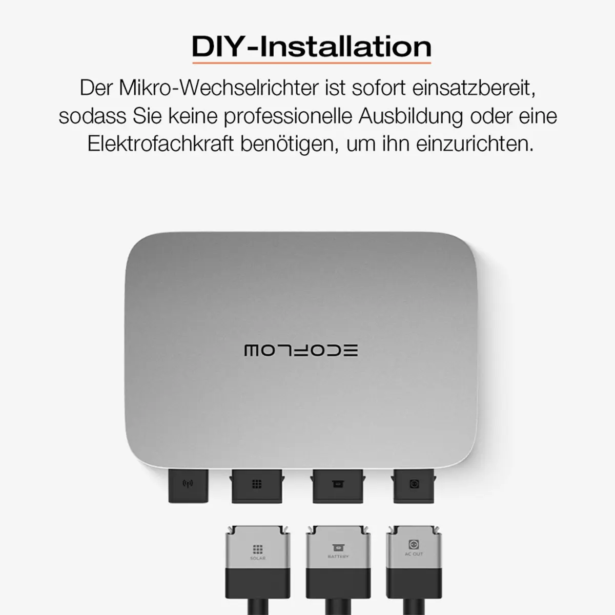 Balkonkraftwerk mit Speicher Outdoor 2 kWh, 800 W