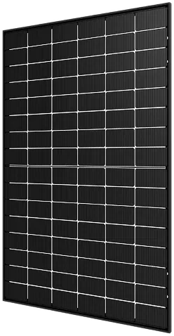 Jolywood Niwa Black Solarmodul mit transparenten Zellzwischenräumen